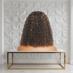 Kinky Curly Closure Bob Wig
