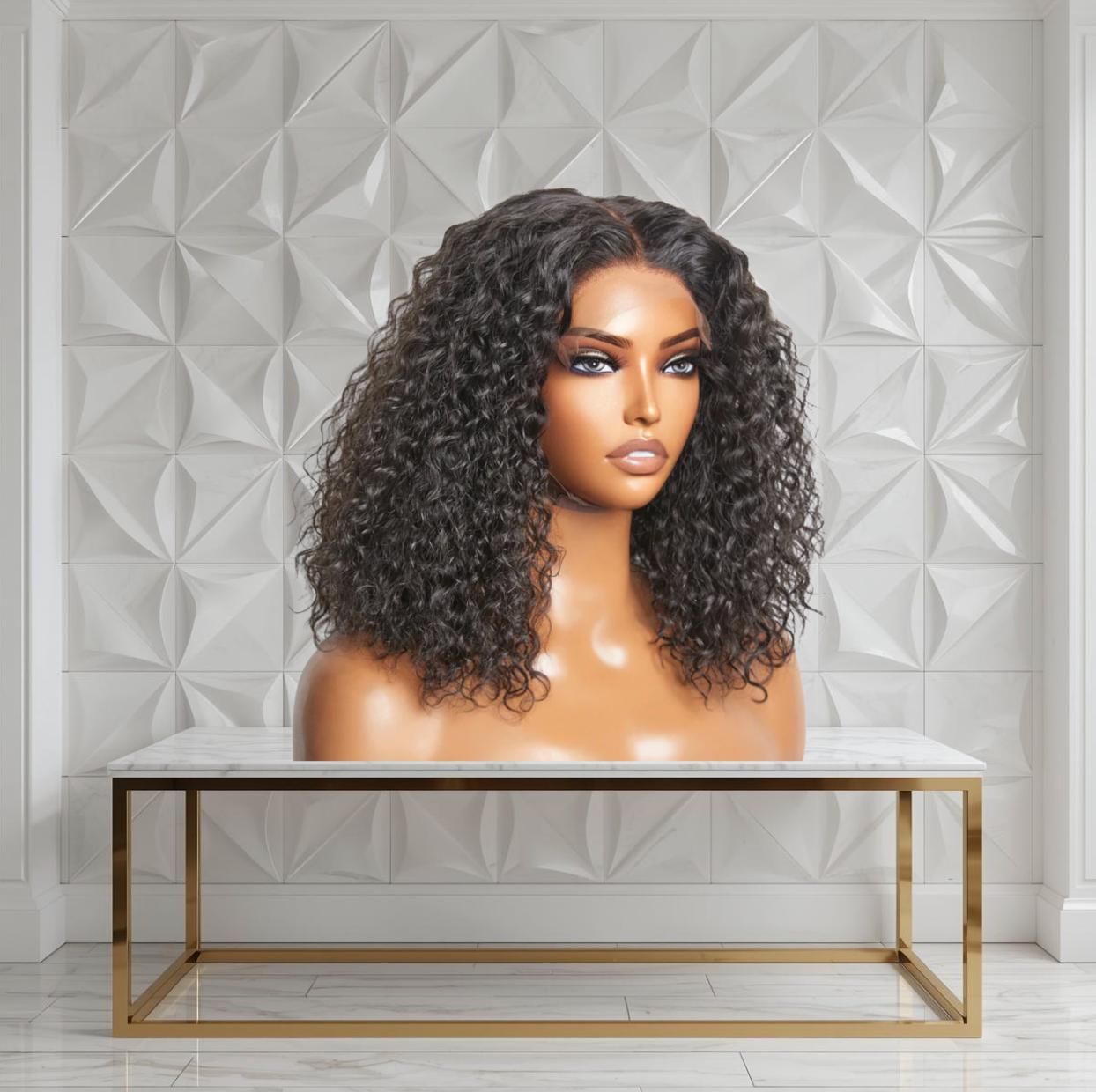 Water Wave Closure Bob Wig