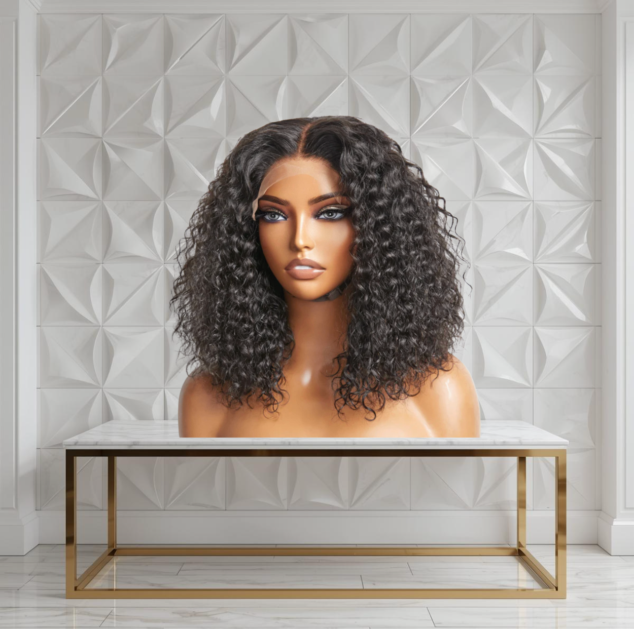 Water Wave Closure Bob Wig