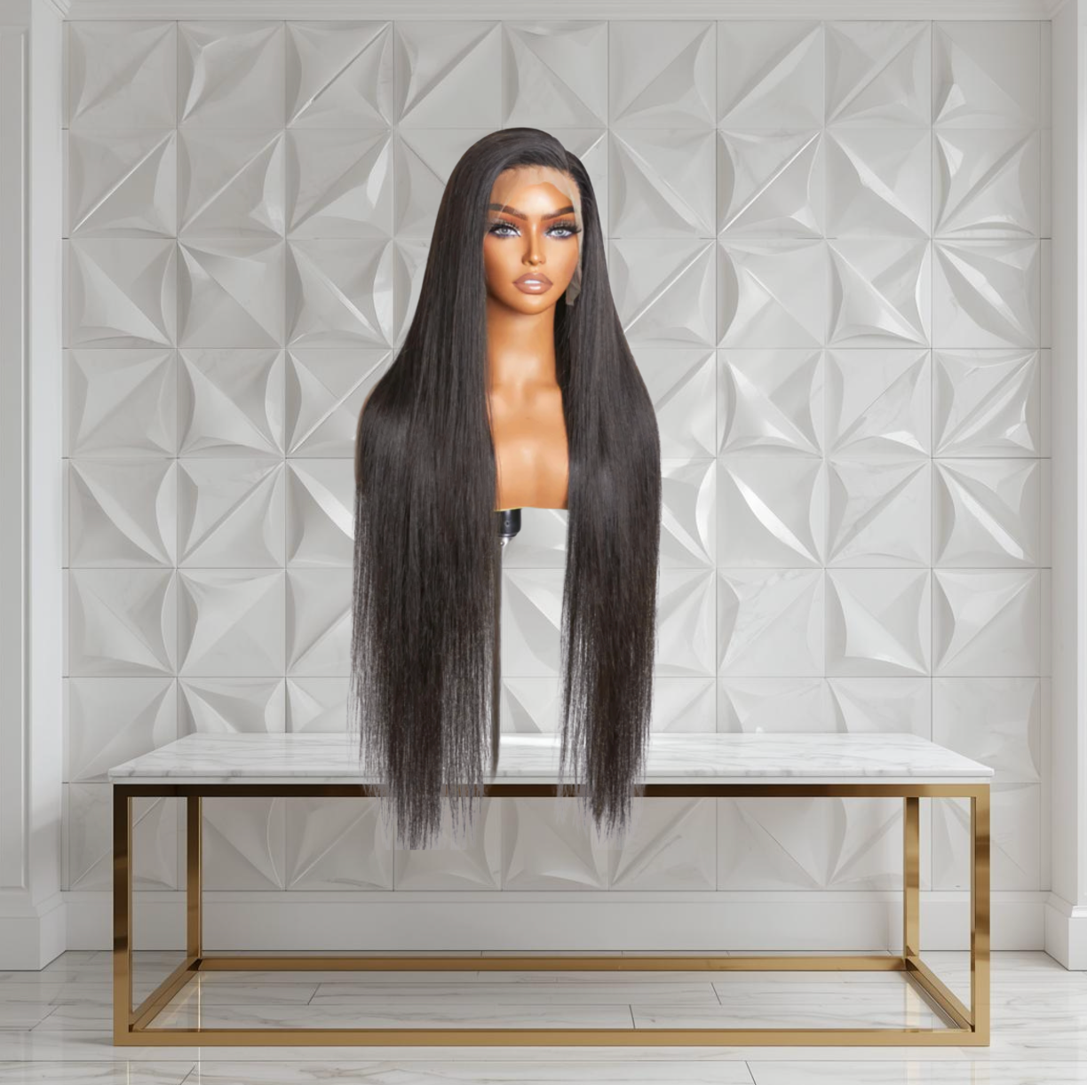 Straight Full Frontal Wig