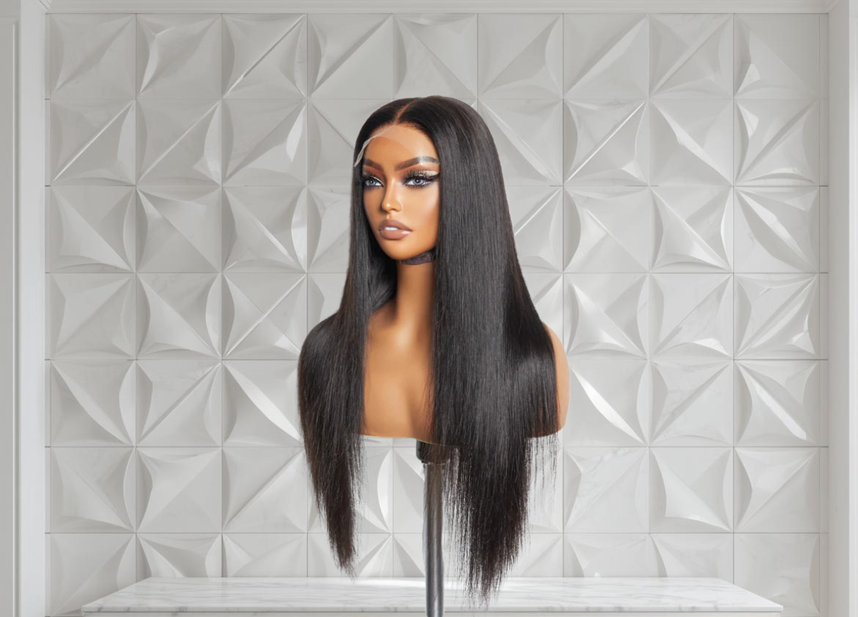 Straight Closure Wig
