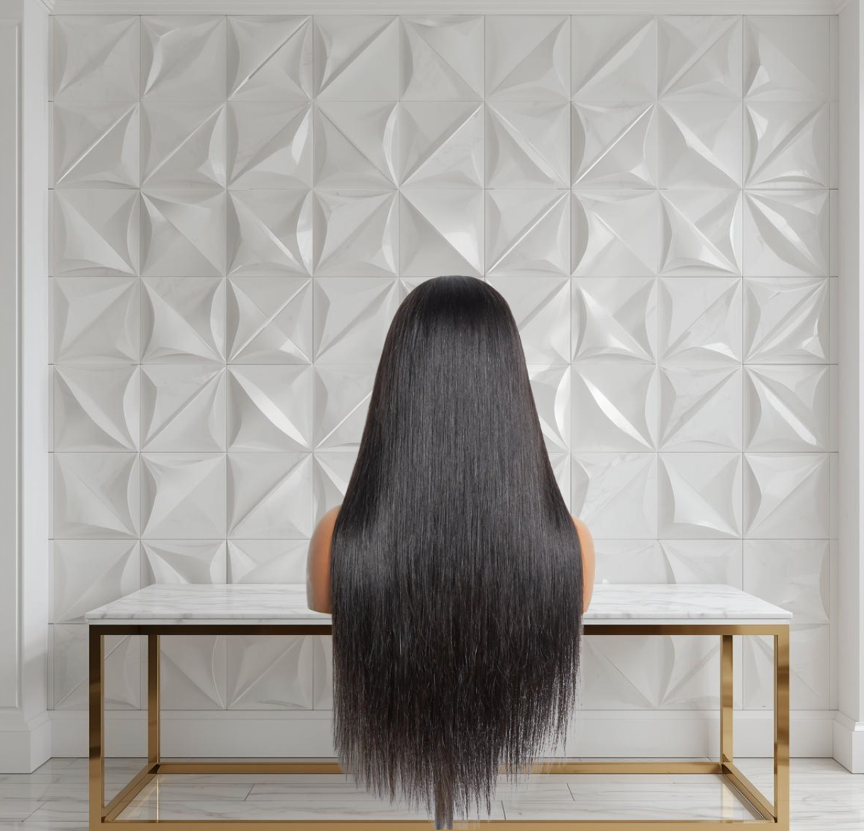 Straight Closure Wig